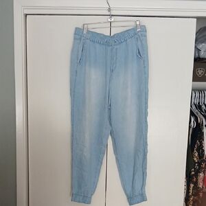 Nine West Sky Blue Jogger Pants